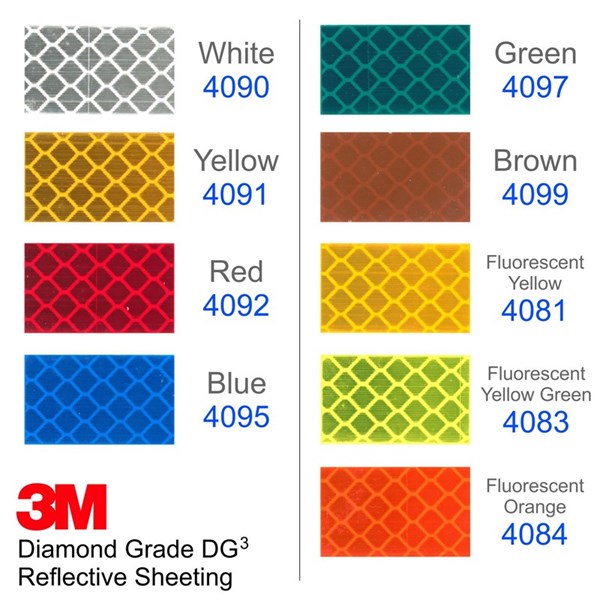 3M Diamond Grade 4000 (DG4000) Reflective – Reflective Supplies
